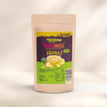 Hier ist ein Produktbild der gefriergetrockneten Ananas von NutriPur