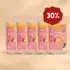 Hier ist ein Produktbild des Angebots 5 x 100 Gramm Fruchtpulver Erdbeer-Banane-Mix-30-Prozent-Rabatt