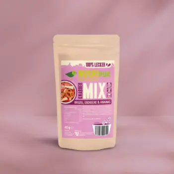 Hier ist ein Produktbild des Bio-KnabberMix Brezel, Erdbeere und Ananas