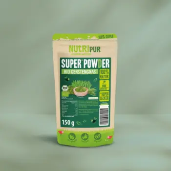 Hier ist ein Produktbild vom SuperPowder Bio Gerstengras von NutriPur