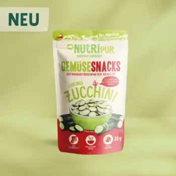 Gefriergetrocknete Zucchini